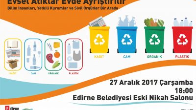 EVSEL ATIKLAR EVDE AYRIŞTIRILMALI