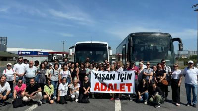 EKK; Yaşam için ADALET Mitinginde