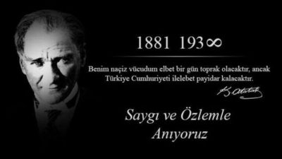 SAYGI VE ÖZELEMLE ANIYORUZ…
