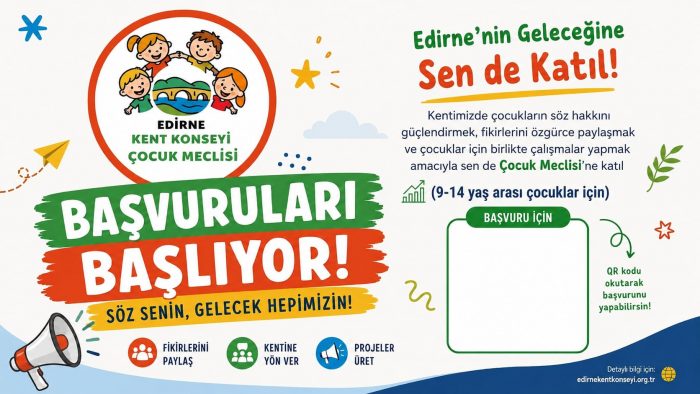 ÇOCUK MECLİSİ BAŞVURULARI BAŞLADI